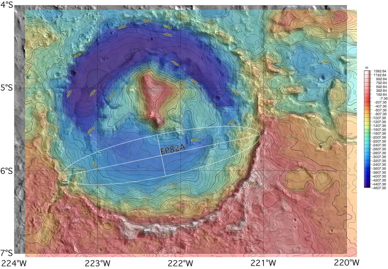 Illustration for article titled Why the mysterious Gale Crater is an "ideal landing site" for the new Mars rover
